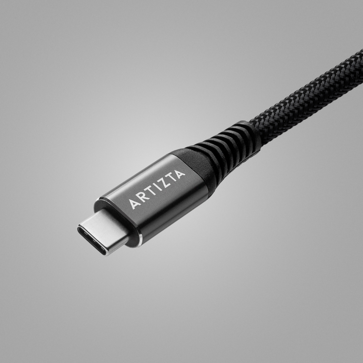 USB-C naar USB-C kabel - 1 meter - zwart