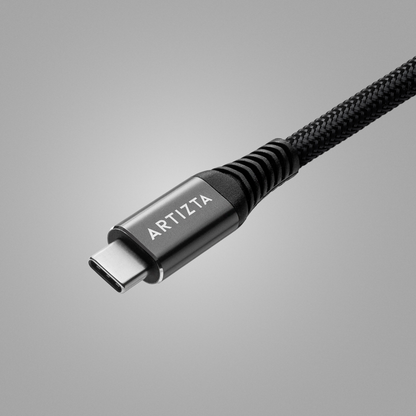 USB-C naar USB-C kabel - 1 meter - zwart