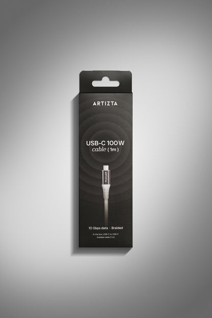USB-C naar USB-C kabel - 1 meter - wit